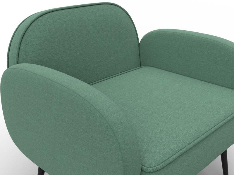 Кресло Лига-086, Рогожка, Амур 11 зеленый