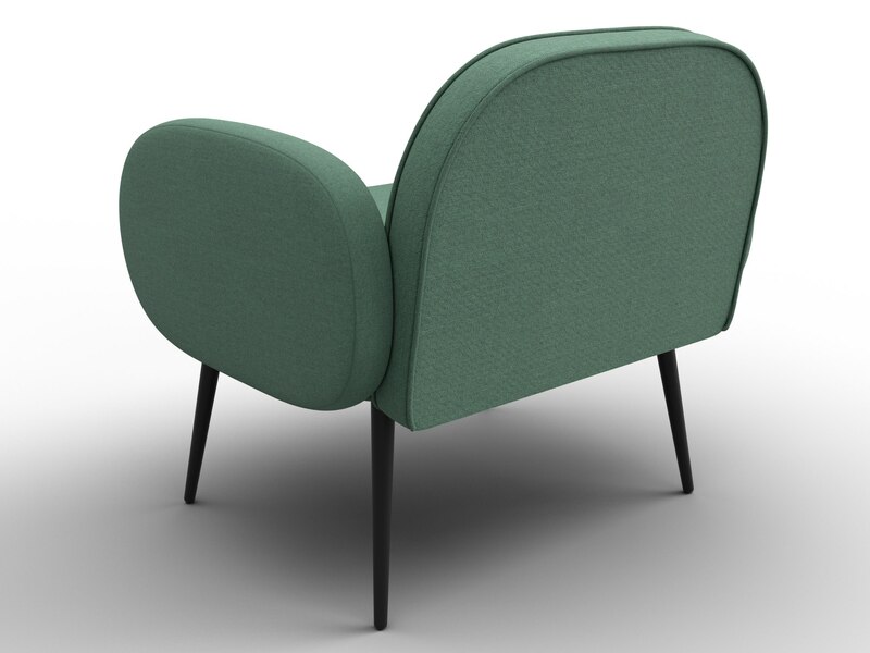 Кресло Лига-086, Рогожка, Амур 11 зеленый