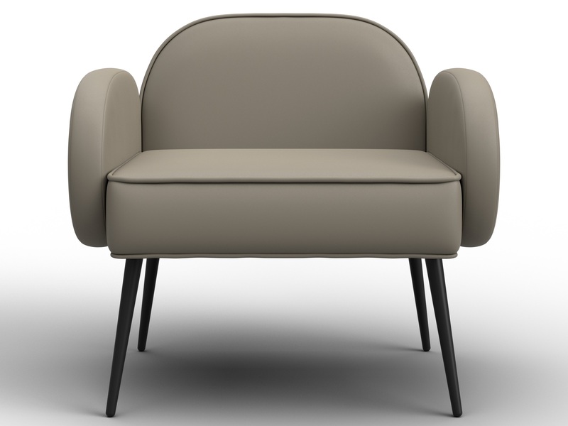 Кресло Лига-086, Экокожа, GRIFON 04 бежевый