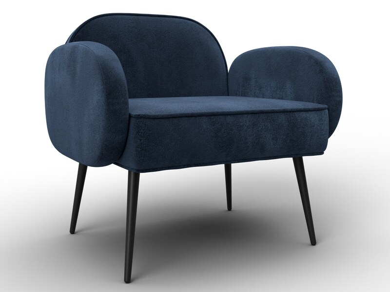 Кресло Лига-086, Велюр, TOWER 13 синий