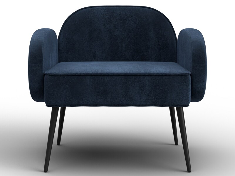 Кресло Лига-086, Велюр, TOWER 13 синий