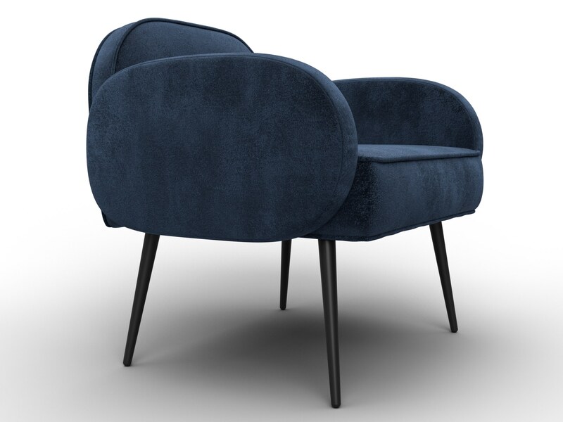 Кресло Лига-086, Велюр, TOWER 13 синий