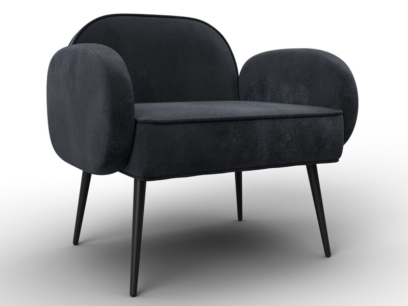 Кресло Лига-086, Велюр, TOWER 11 темно-серый