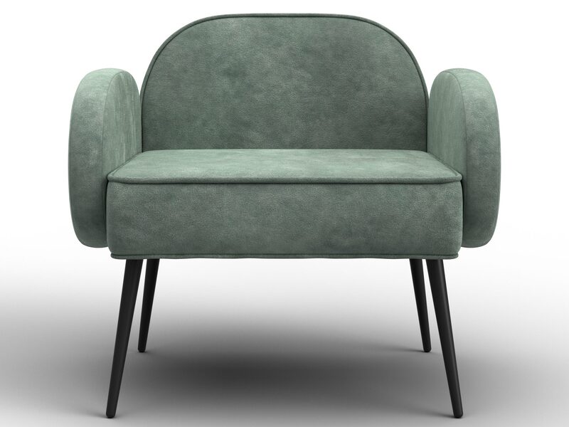 Кресло Лига-086, Велюр, BRUT 08 зеленый