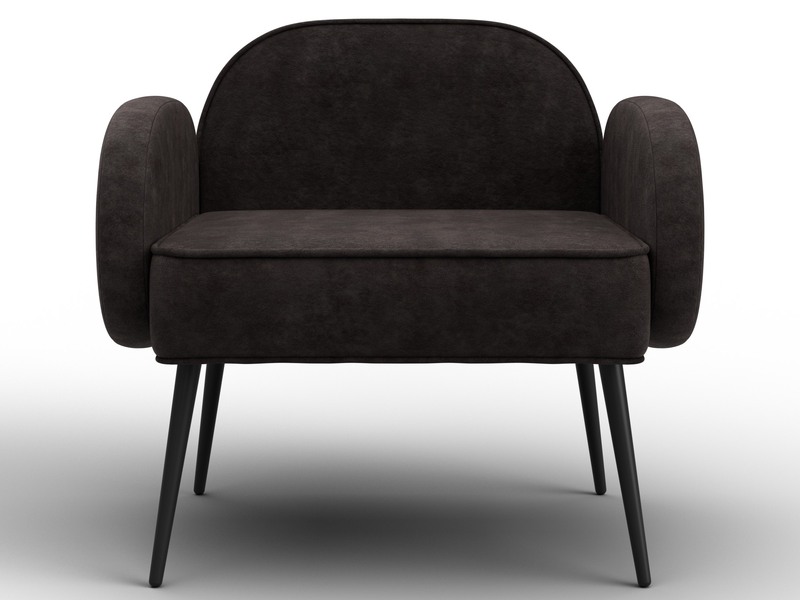 Кресло Лига-086, Велюр, BRUT 17 коричневый