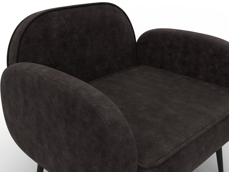 Кресло Лига-086, Велюр, BRUT 17 коричневый