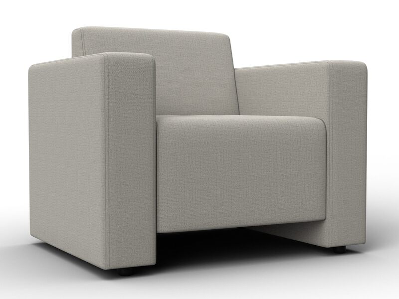 Кресло Лига-093, Рогожка, Амур 02 бежевый