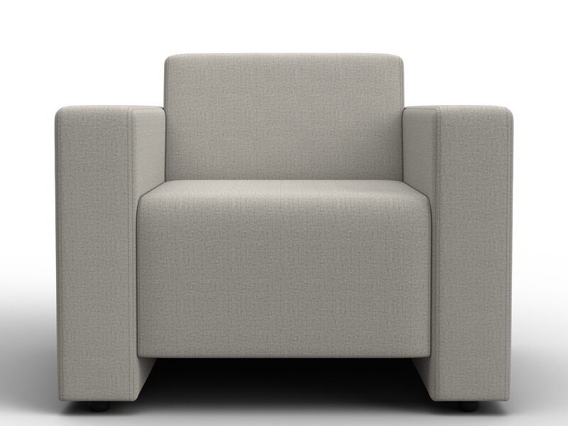 Кресло Лига-093, Рогожка, Амур 02 бежевый