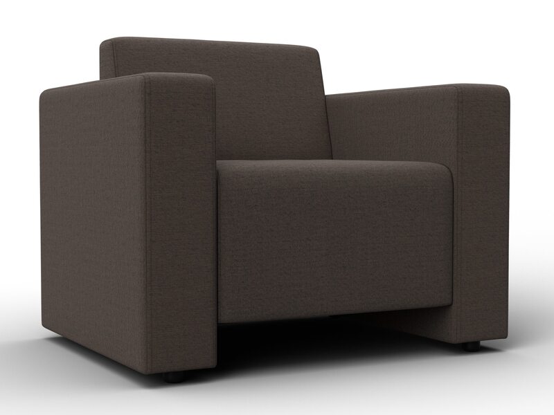 Кресло Лига-093, Рогожка, Амур 05 коричневый