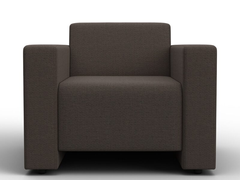 Кресло Лига-093, Рогожка, Амур 05 коричневый