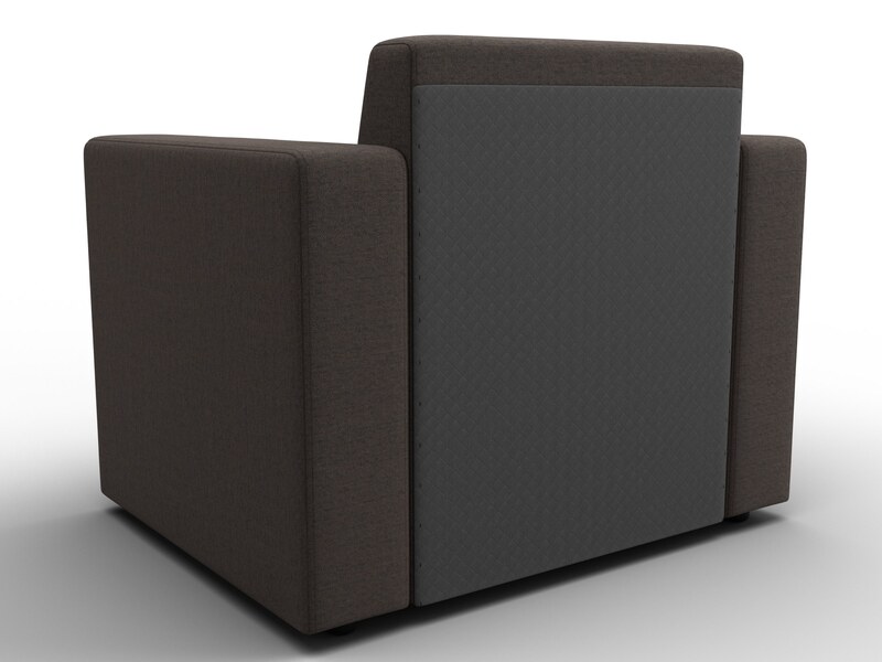 Кресло Лига-093, Рогожка, Амур 05 коричневый