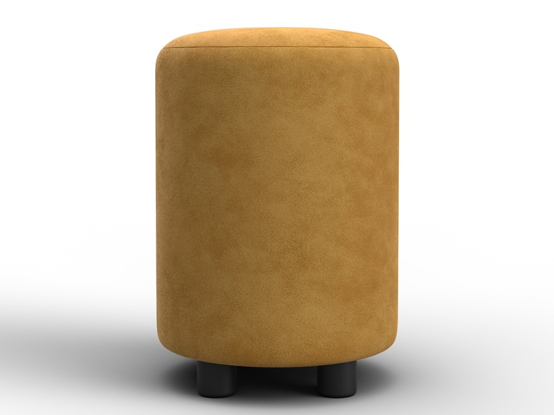 Пуф 001, Велюр, BRUT 10 желтый