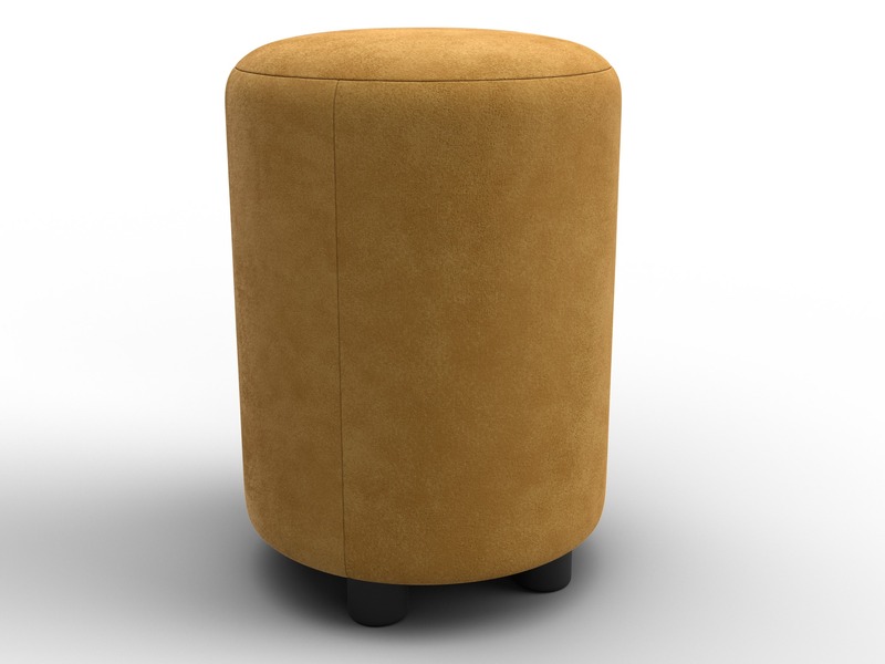 Пуф 001, Велюр, BRUT 10 желтый