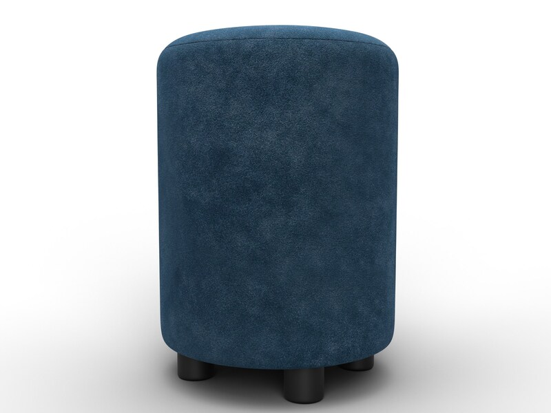 Пуф 001, Велюр, BRUT 11 синий
