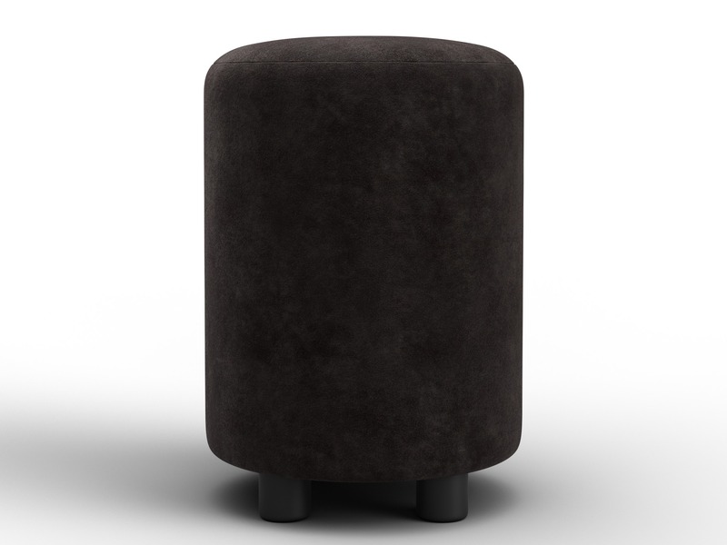 Пуф 001, Велюр, BRUT 17 коричневый