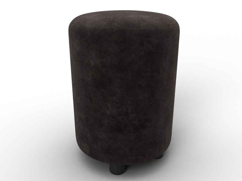 Пуф 001, Велюр, BRUT 17 коричневый