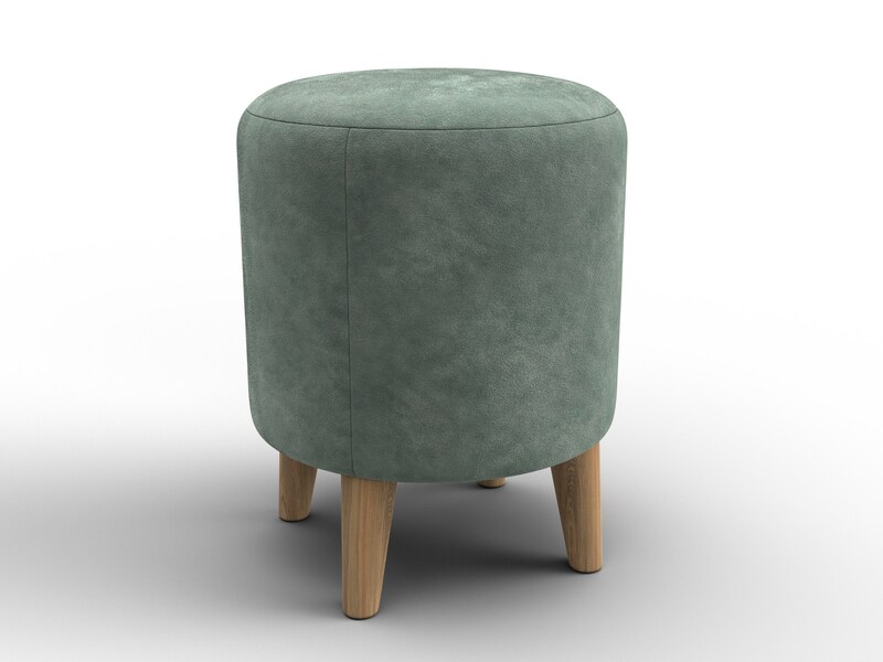 Пуф 002, Велюр, BRUT 08 зеленый