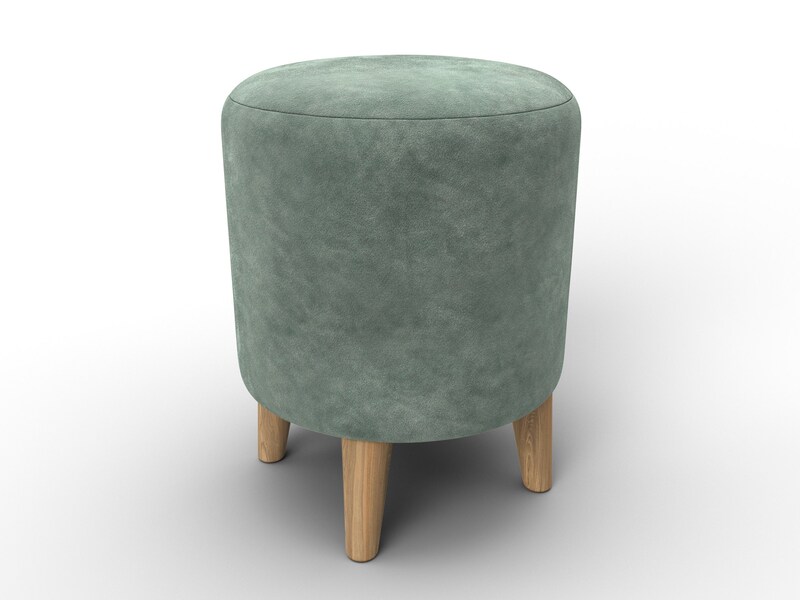 Пуф 002, Велюр, BRUT 08 зеленый