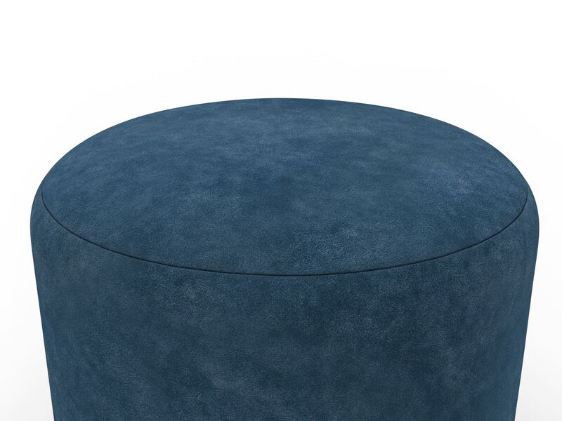 Пуф 002, Велюр, BRUT 11 синий