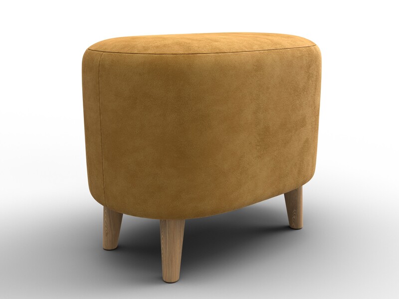 Пуф 003, Велюр, BRUT 10 желтый