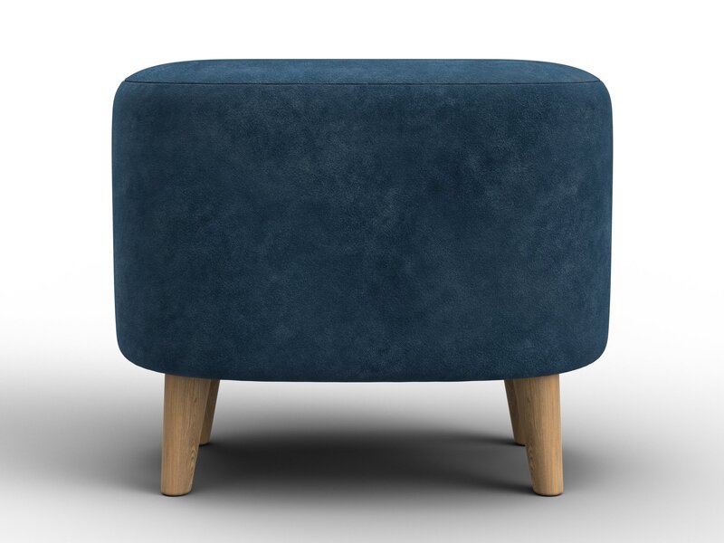 Пуф 003, Велюр, BRUT 11 синий