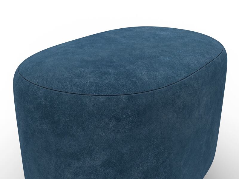Пуф 003, Велюр, BRUT 11 синий