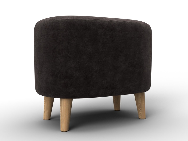 Пуф 003, Велюр, BRUT 17 коричневый