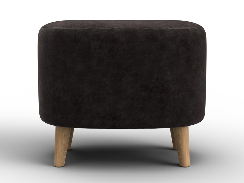 Пуф 003, Велюр, BRUT 17 коричневый