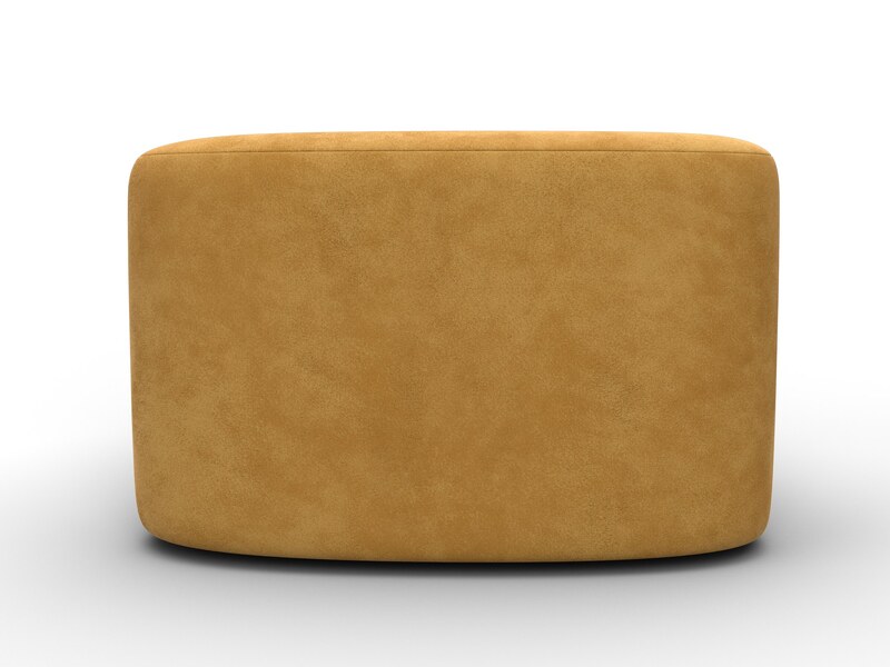 Пуф 004, Велюр, BRUT 10 желтый