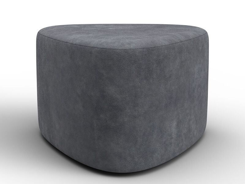 Пуф 004, Велюр, BRUT 16 темно-серый