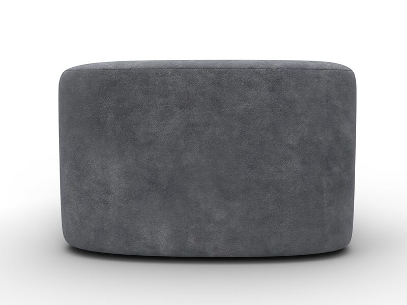 Пуф 004, Велюр, BRUT 16 темно-серый