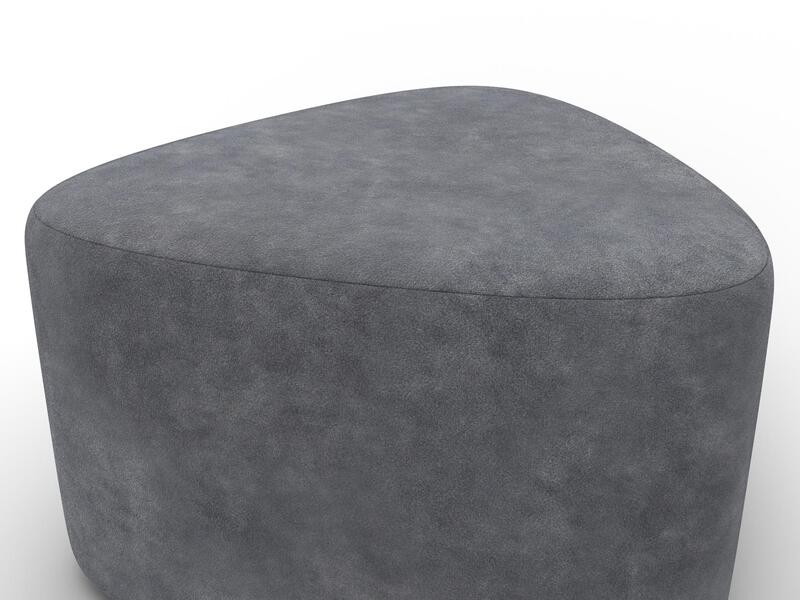 Пуф 004, Велюр, BRUT 16 темно-серый