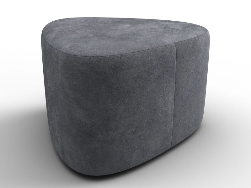 Пуф 004, Велюр, BRUT 16 темно-серый