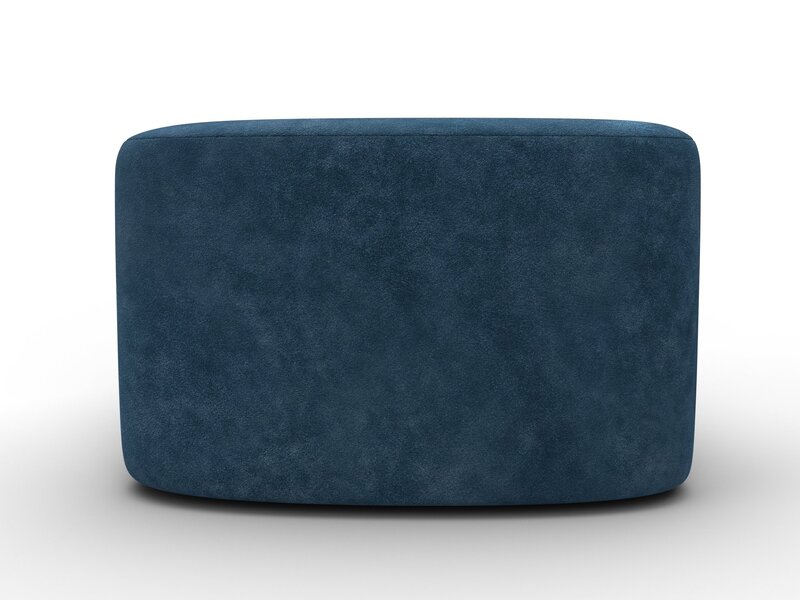 Пуф 004, Велюр, BRUT 11 синий