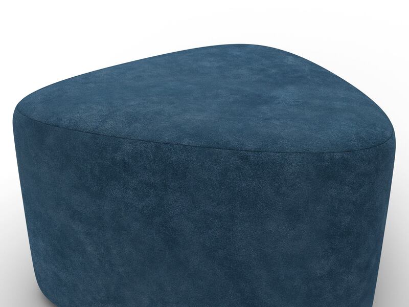 Пуф 004, Велюр, BRUT 11 синий