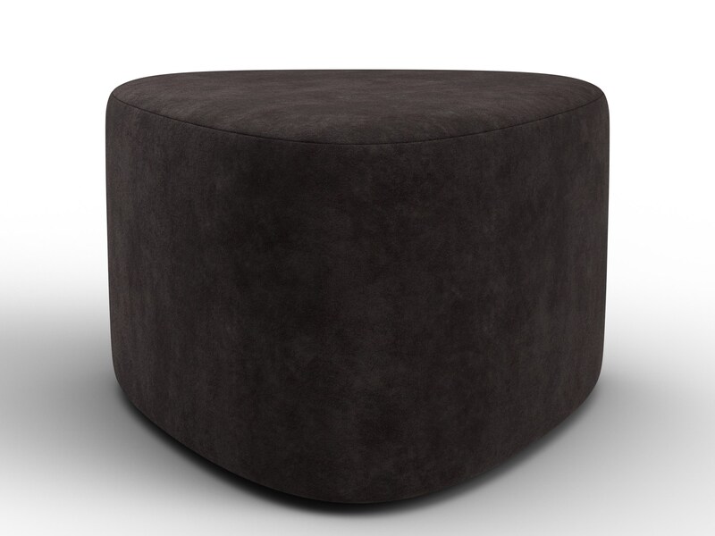 Пуф 004, Велюр, BRUT 17 коричневый