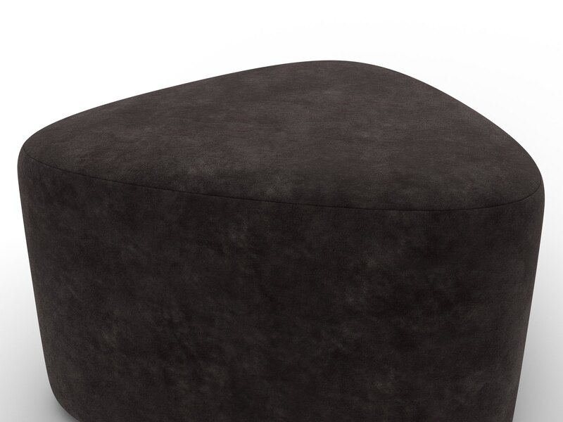 Пуф 004, Велюр, BRUT 17 коричневый