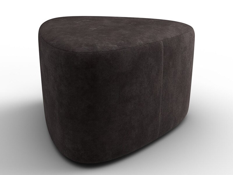 Пуф 004, Велюр, BRUT 17 коричневый