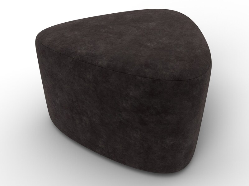 Пуф 004, Велюр, BRUT 17 коричневый
