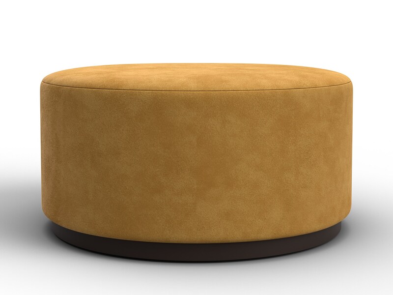 Пуф 005, Велюр, BRUT 10 желтый