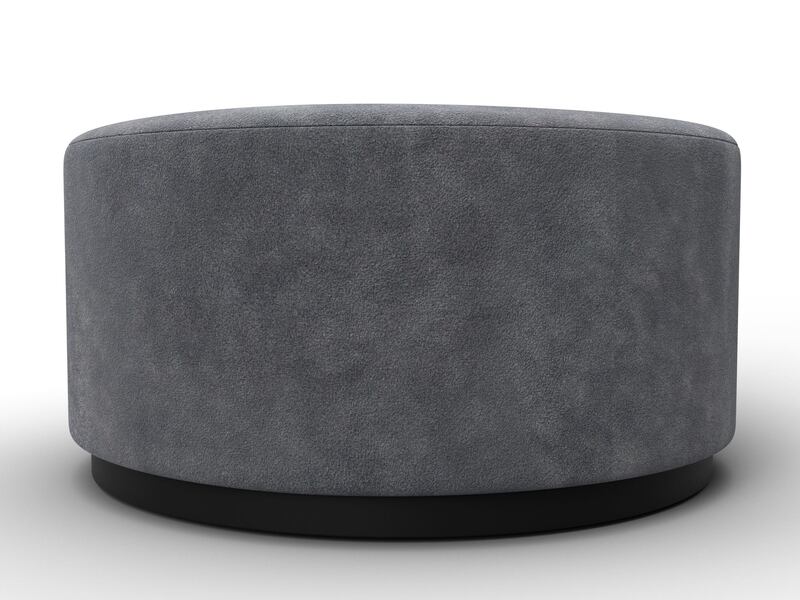 Пуф 005, Велюр, BRUT 16 темно-серый