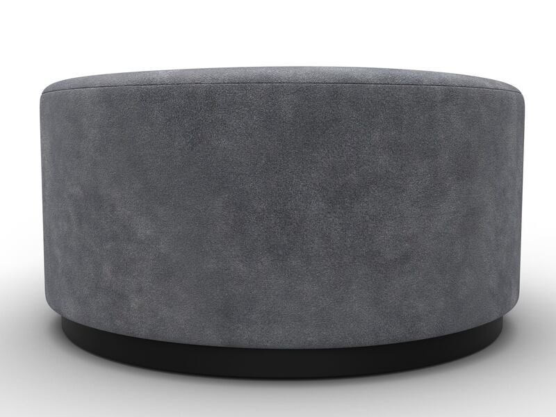 Пуф 005, Велюр, BRUT 16 темно-серый