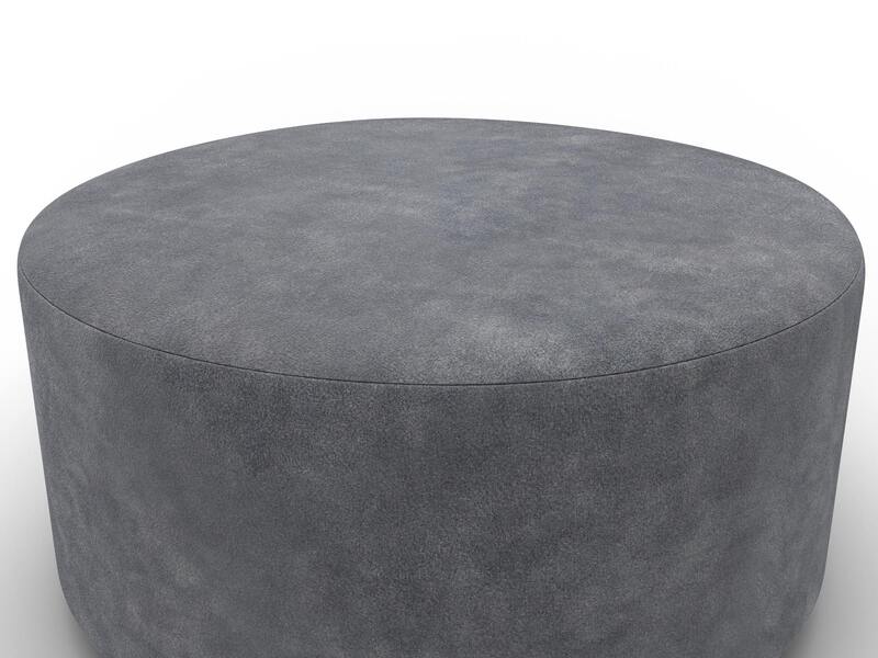 Пуф 005, Велюр, BRUT 16 темно-серый