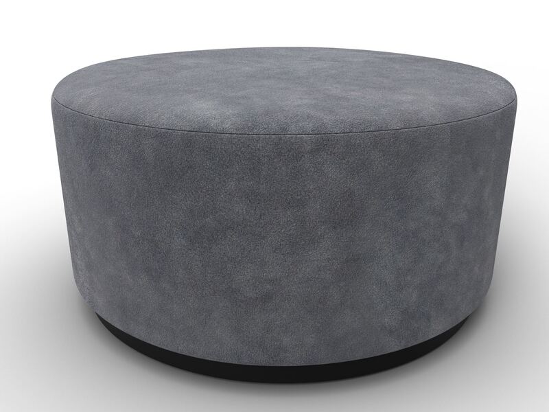 Пуф 005, Велюр, BRUT 16 темно-серый