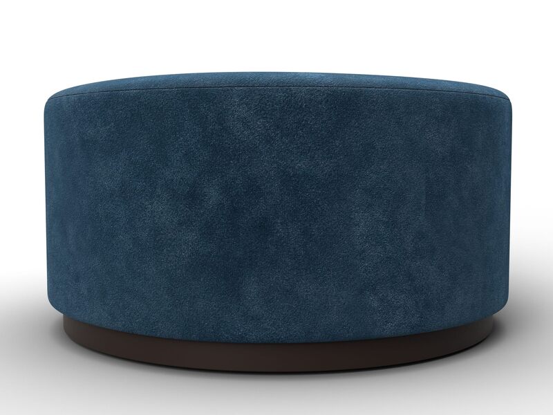 Пуф 005, Велюр, BRUT 11 синий