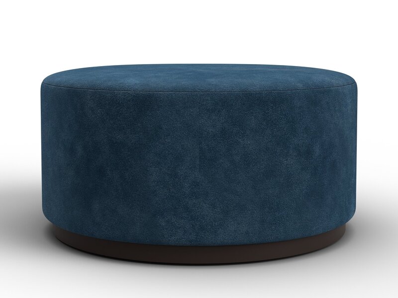 Пуф 005, Велюр, BRUT 11 синий