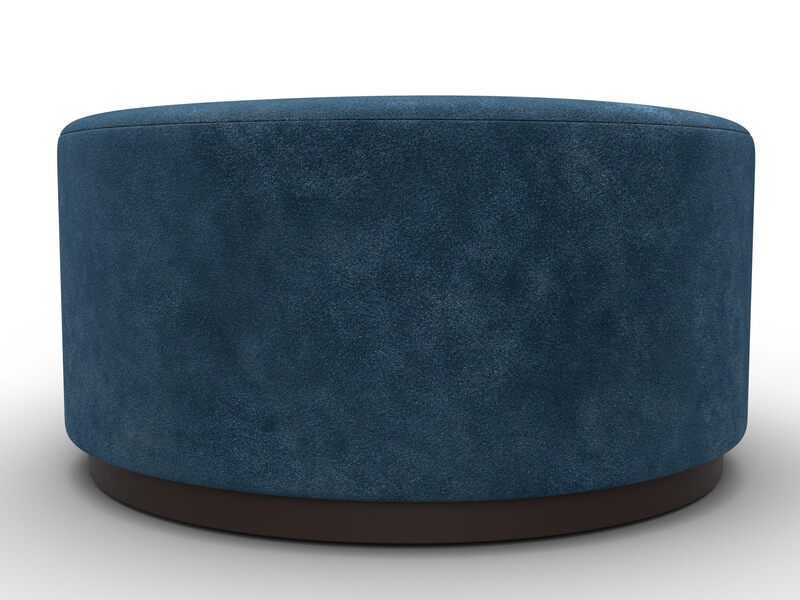 Пуф 005, Велюр, BRUT 11 синий