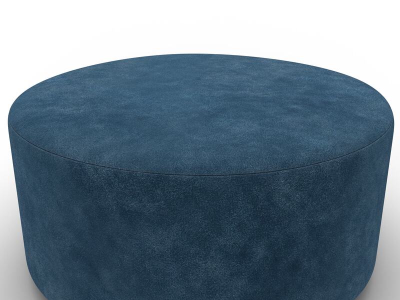 Пуф 005, Велюр, BRUT 11 синий