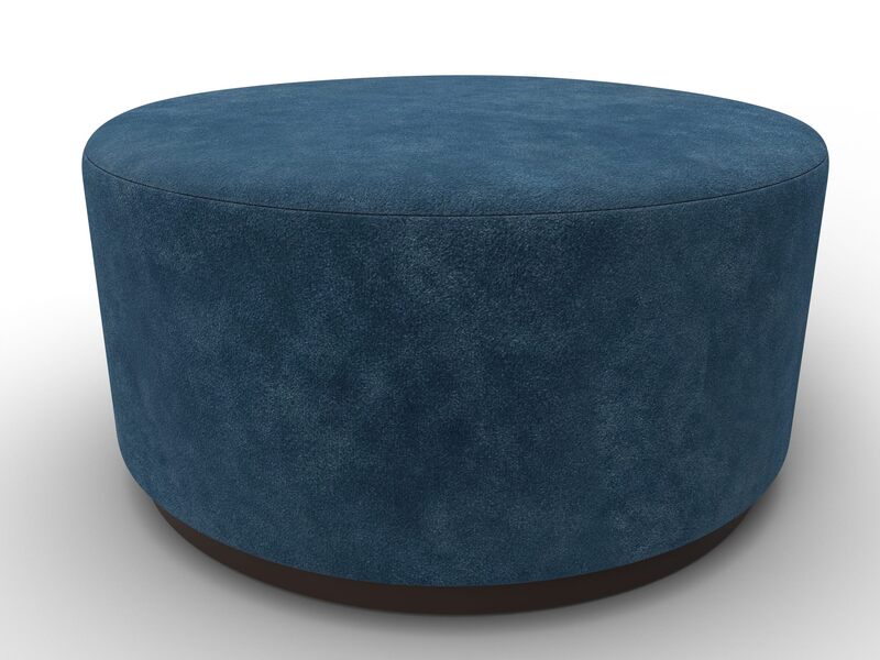 Пуф 005, Велюр, BRUT 11 синий