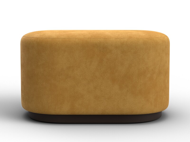 Пуф 007, Велюр;Экокожа, BRUT 10 желтый